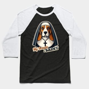 Beagle nun Baseball T-Shirt